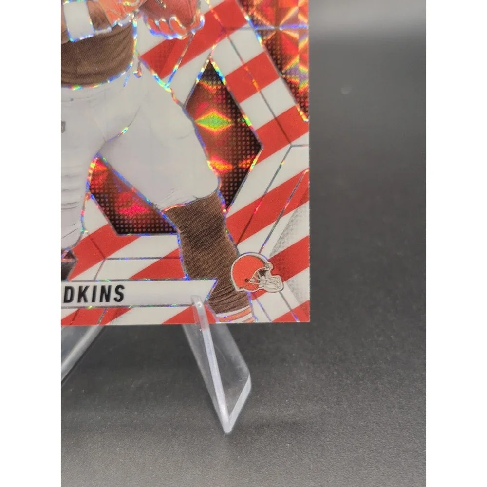 2025 Panini Mosaic Quinshon Judkins #365 Red & White Stripes (RC) Browns SP